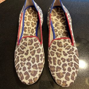 Rothy’s Leopard Animal Cat Print, Discontinued! Size 8.5, like new!
